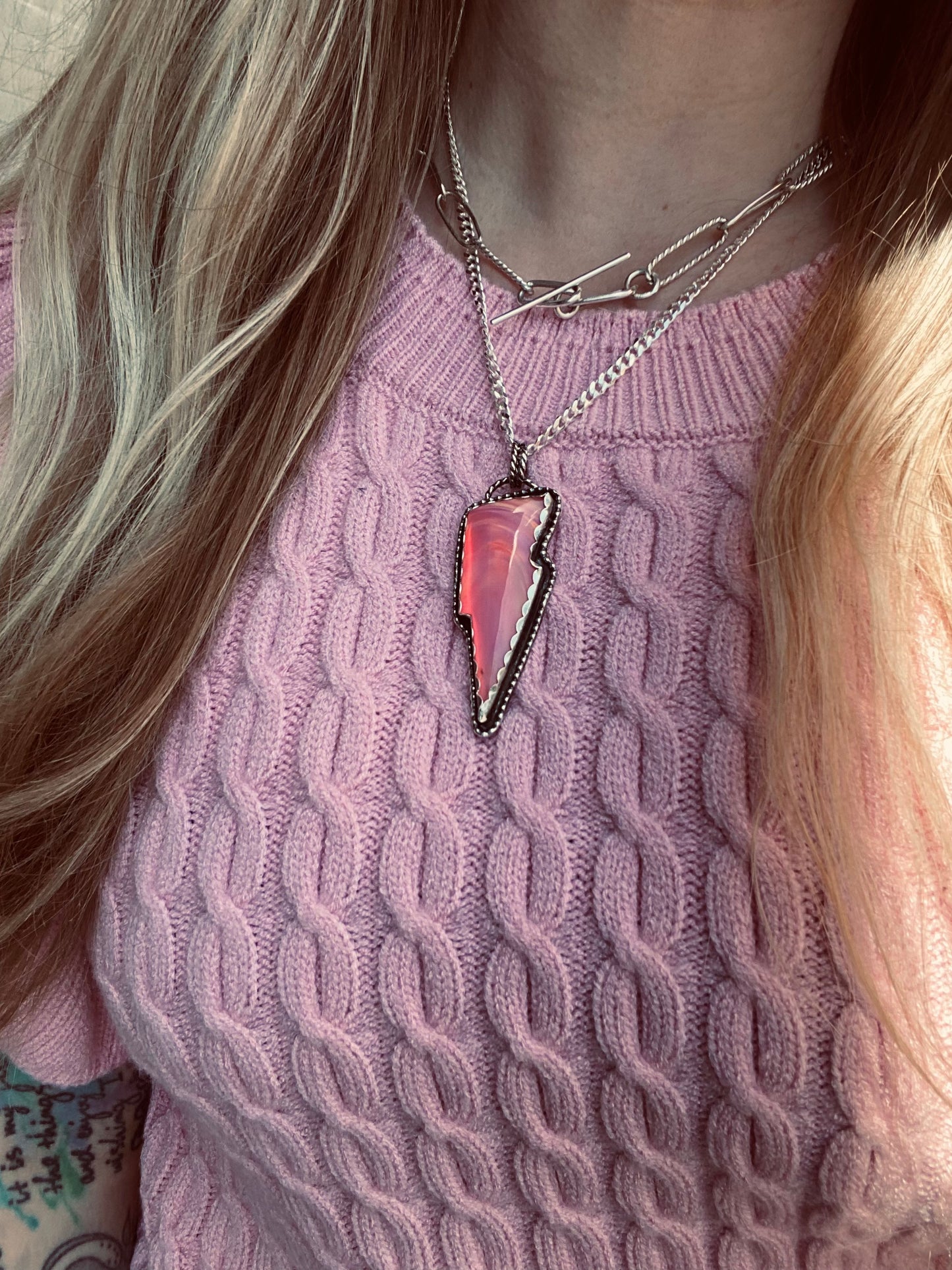 Large Bolt Necklace